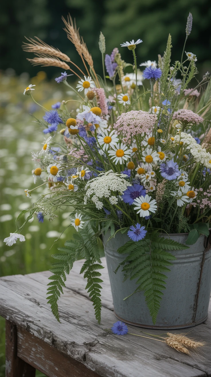 7. Rustic Wildflower Collection