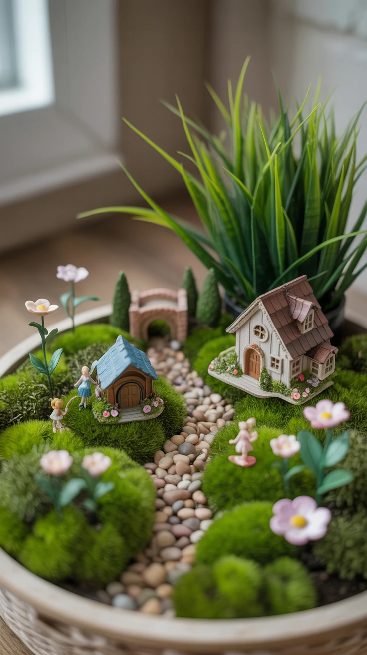 8. Miniature Fairy Gardens