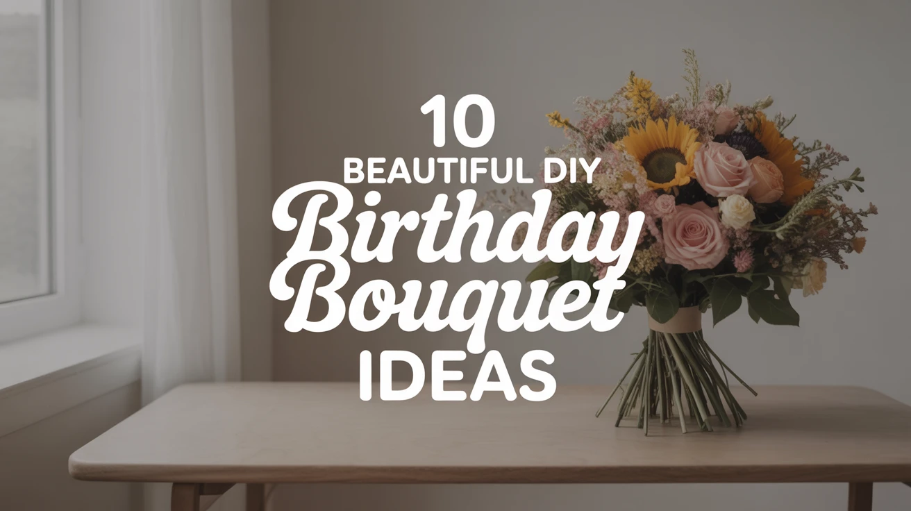 10 Beautiful DIY Birthday Bouquet Ideas