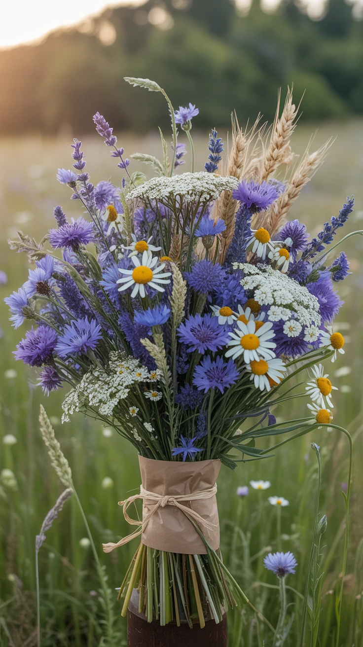 3. Rustic Wildflower Collection