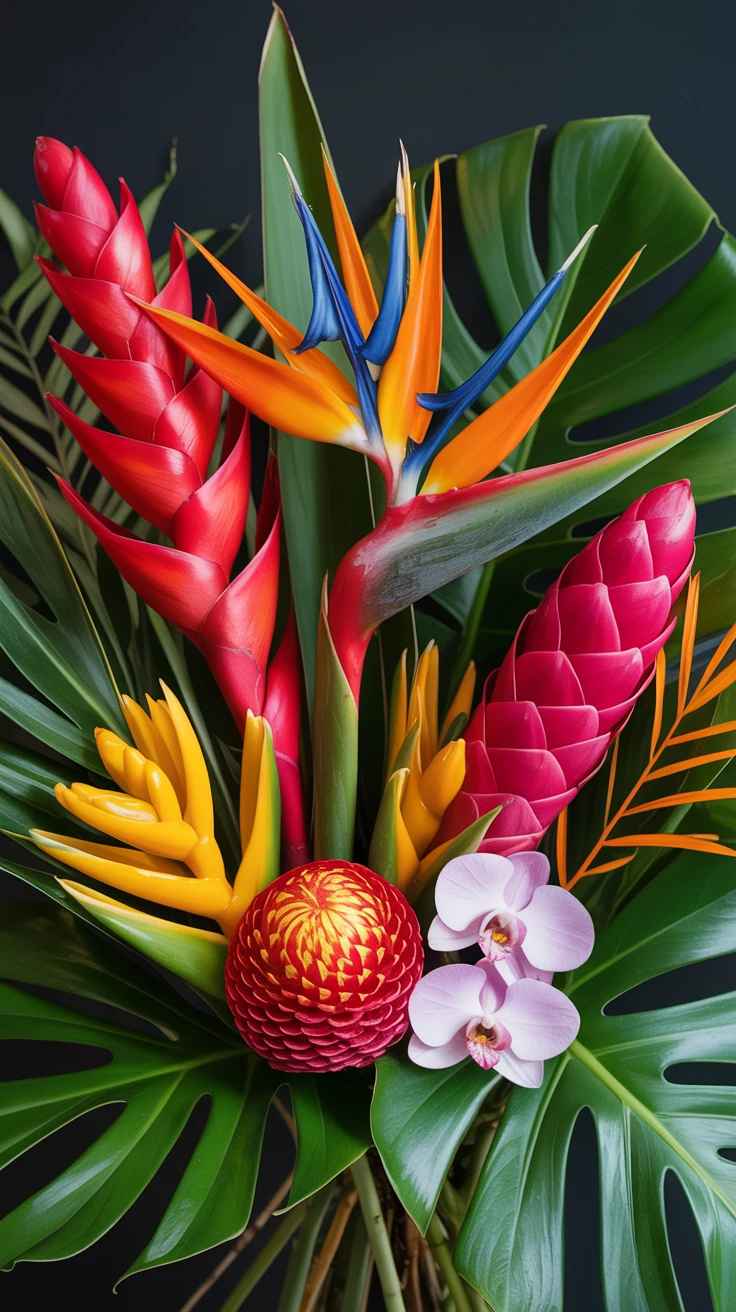4. Vibrant Tropical Mix