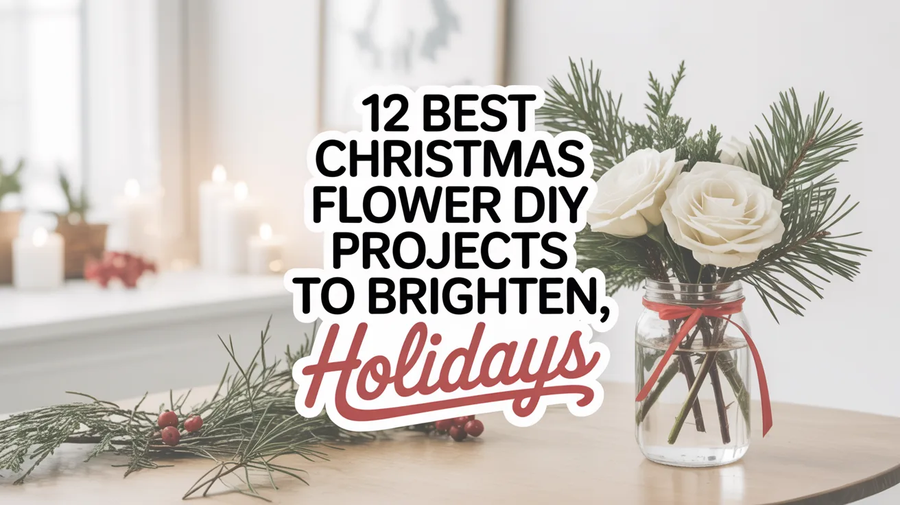 12 Best Christmas Flower DIY Projects to Brighten the Holidays hero image