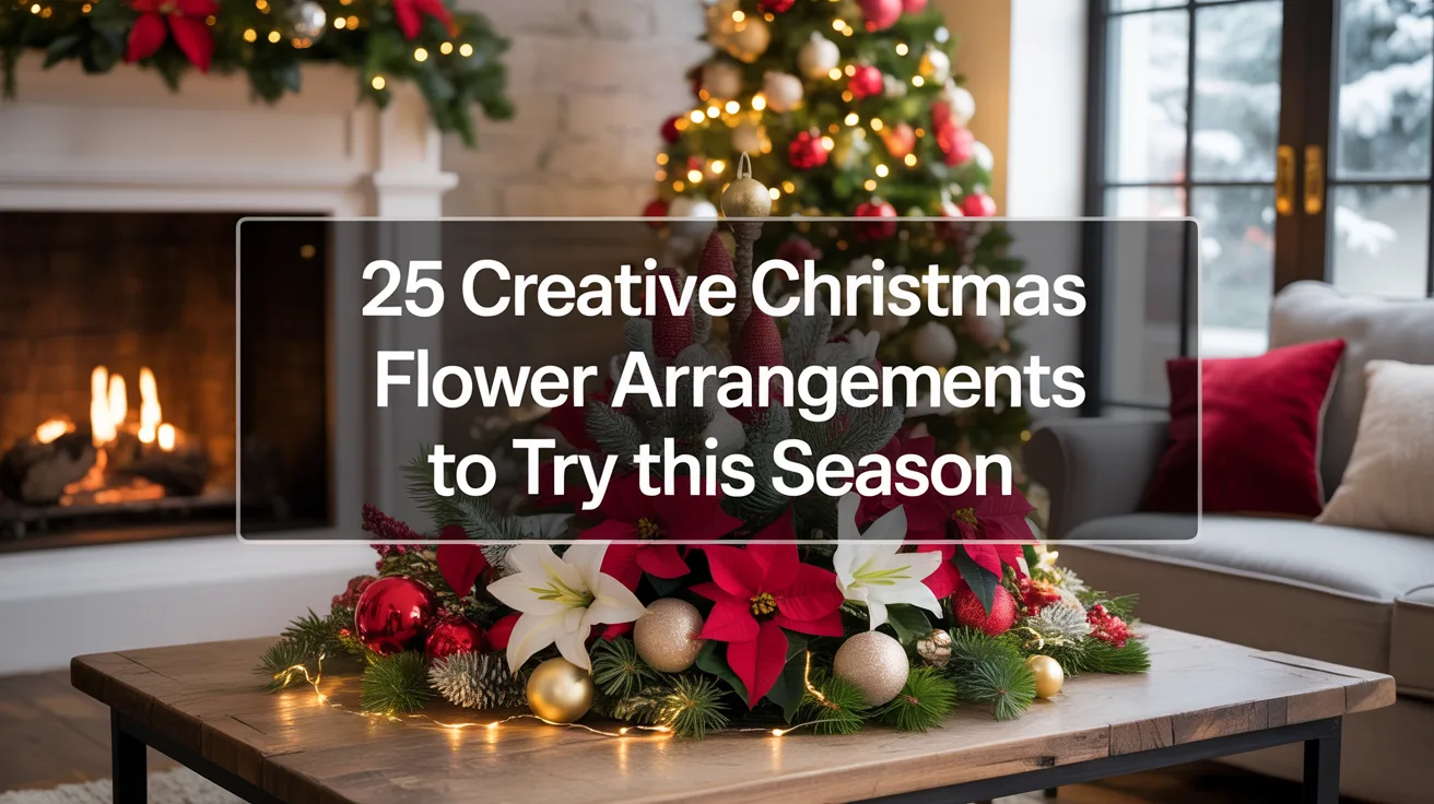 25 Creative Christmas Flower Arrangements to Try This Season