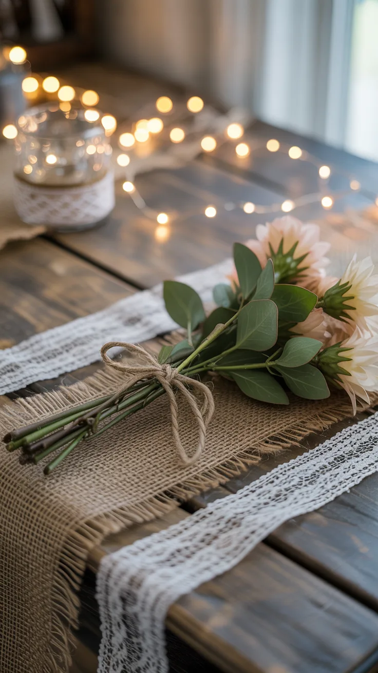 3. Burlap and Twine Touches illustrative image