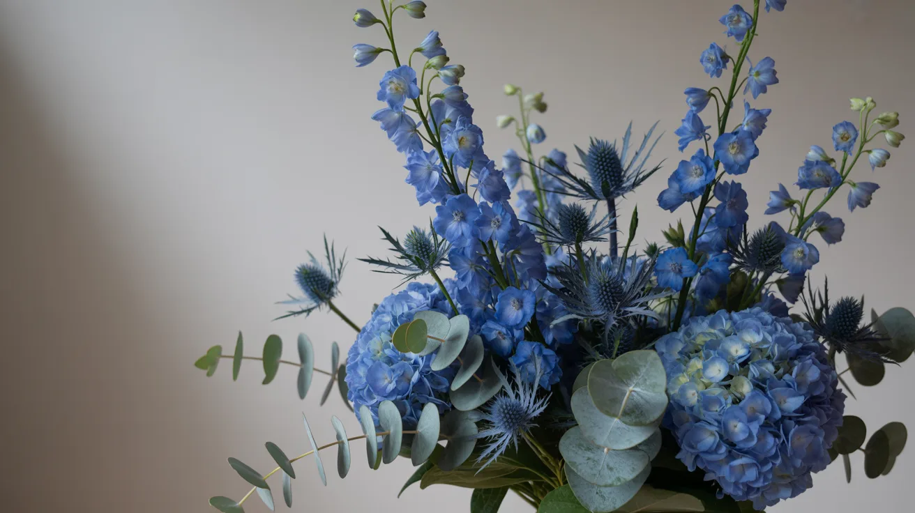 3. Modern Monochromatic Blue Design