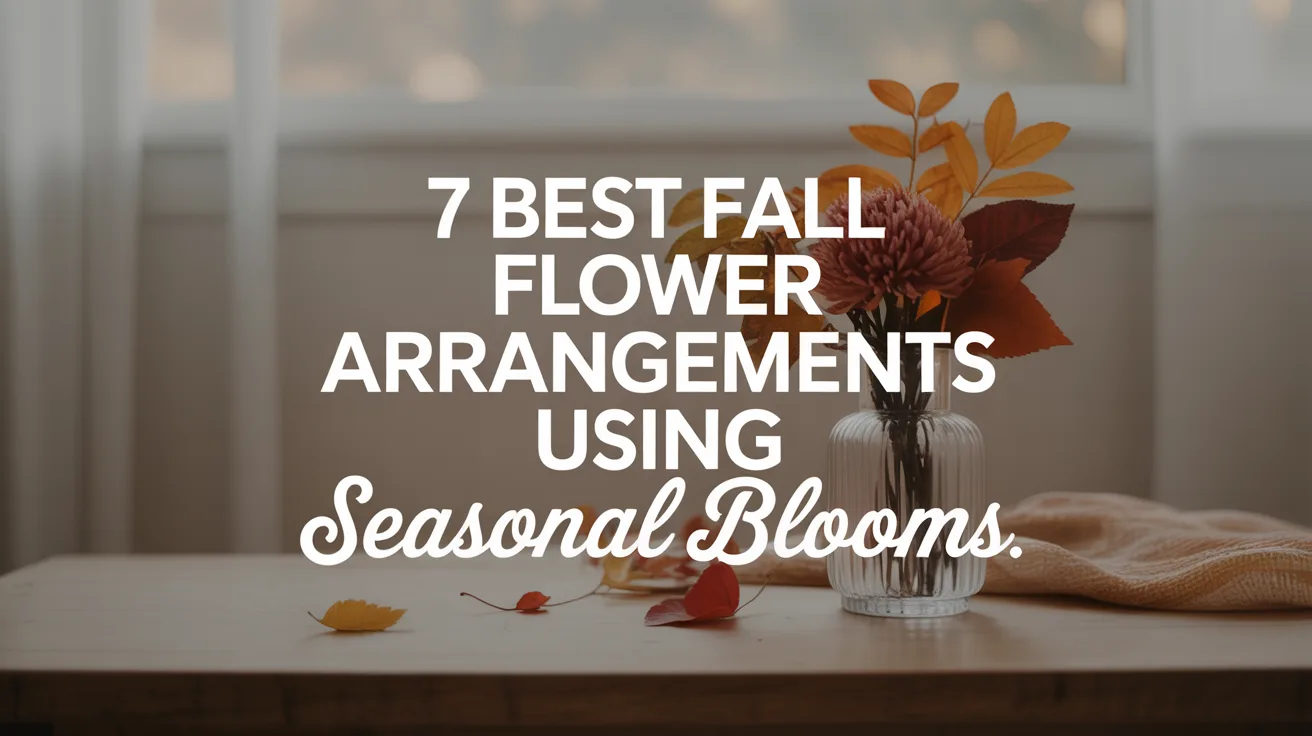 7 Best Fall Flower Arrangements Using Seasonal Blooms hero image