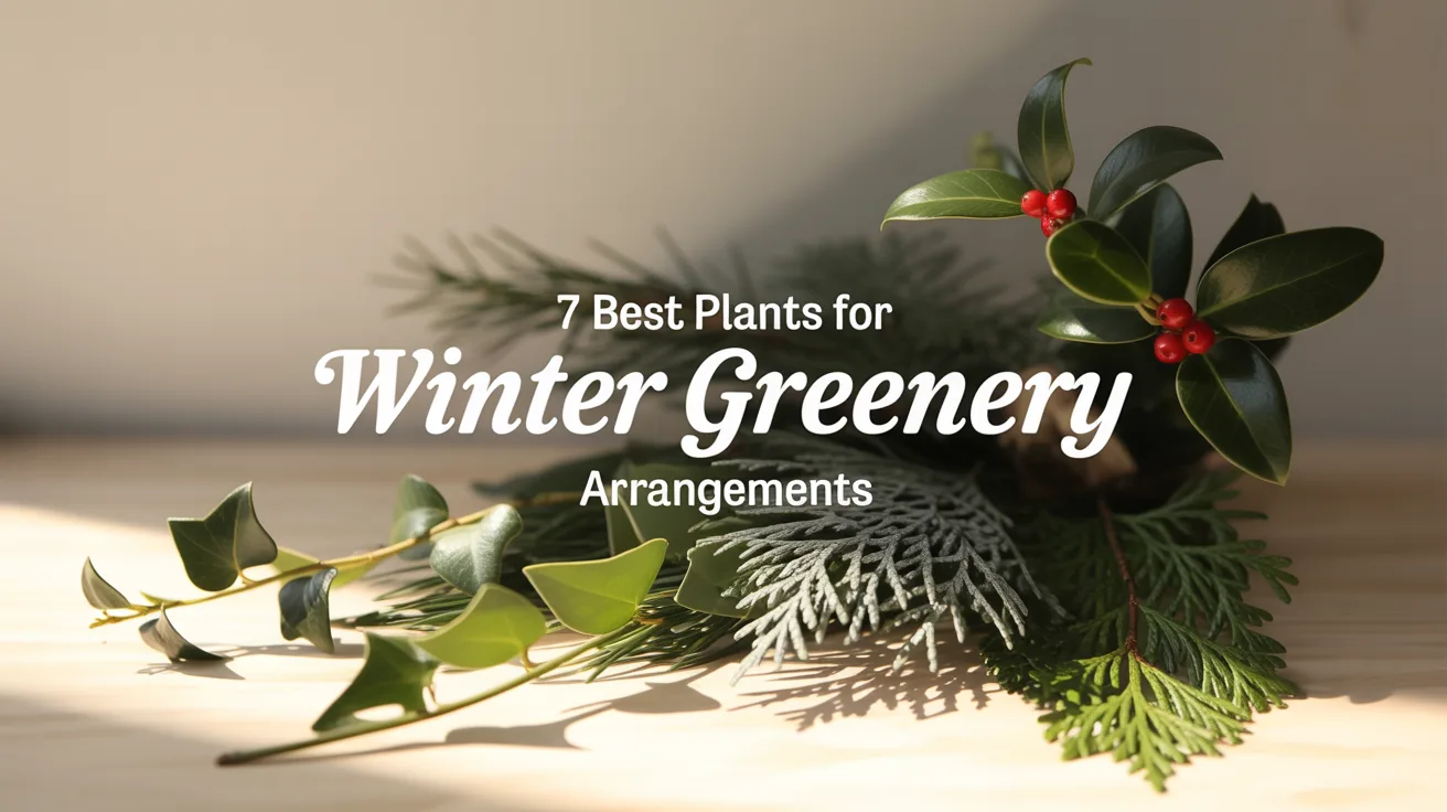 7 Best Plants for Winter Greenery Arrangements hero image
