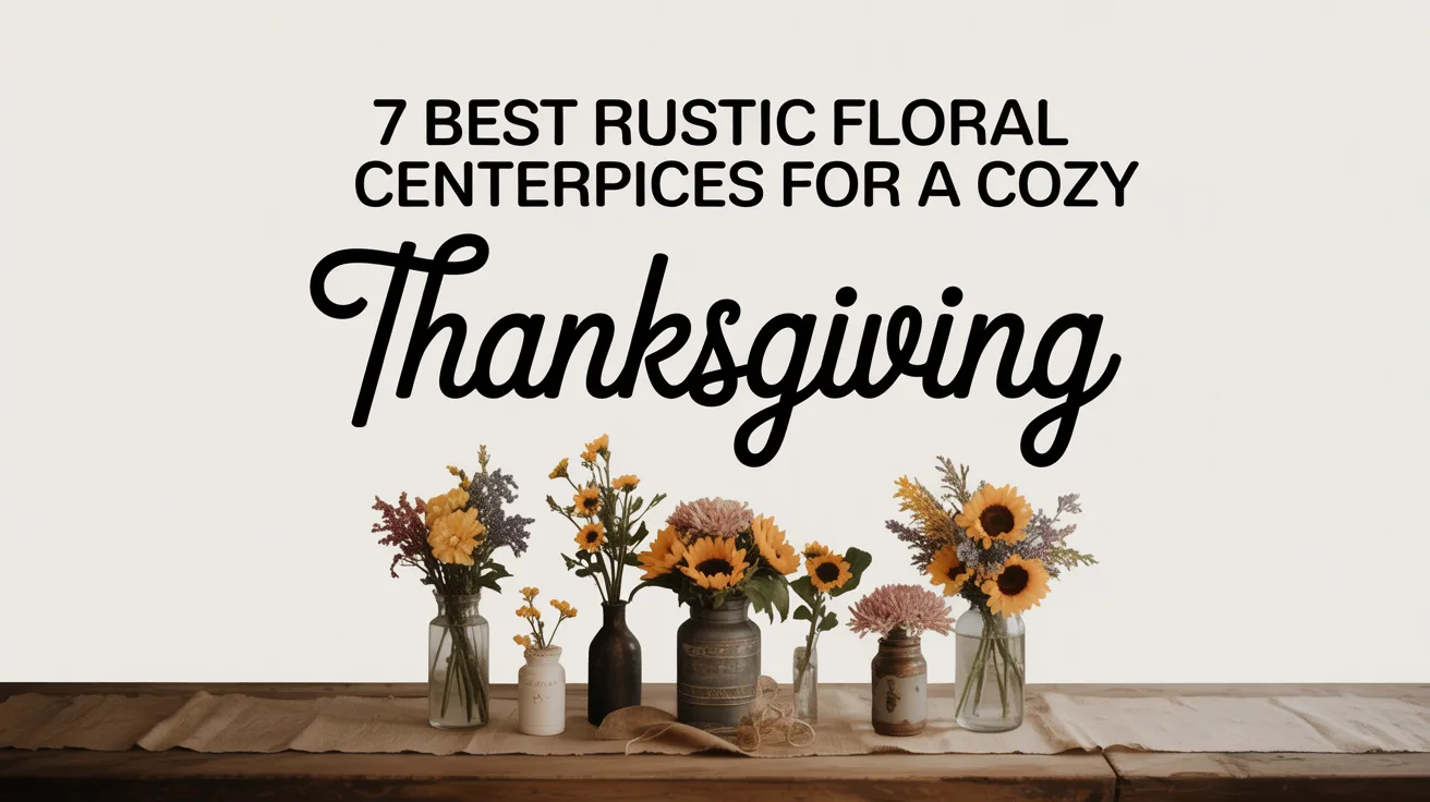 7 Best Rustic Floral Centerpieces for a Cozy Thanksgiving hero image