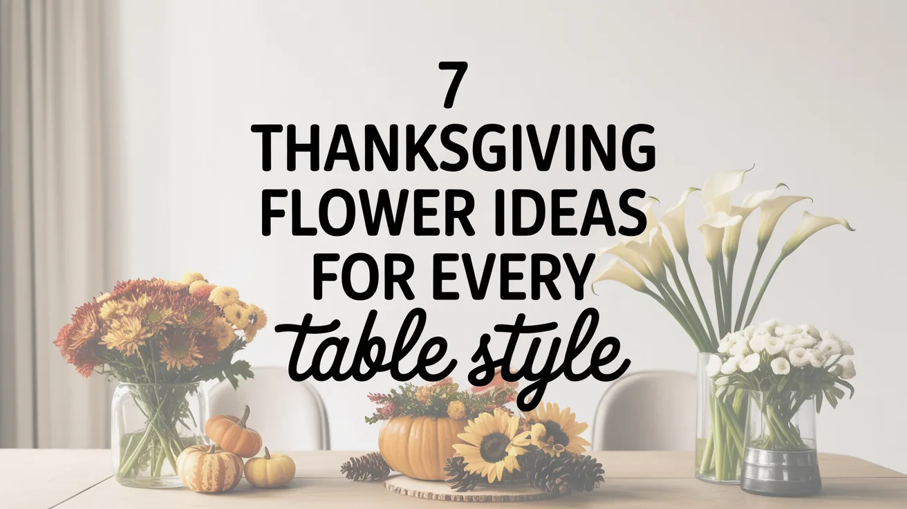 7 Thanksgiving Flower Ideas for Every Table Style hero image