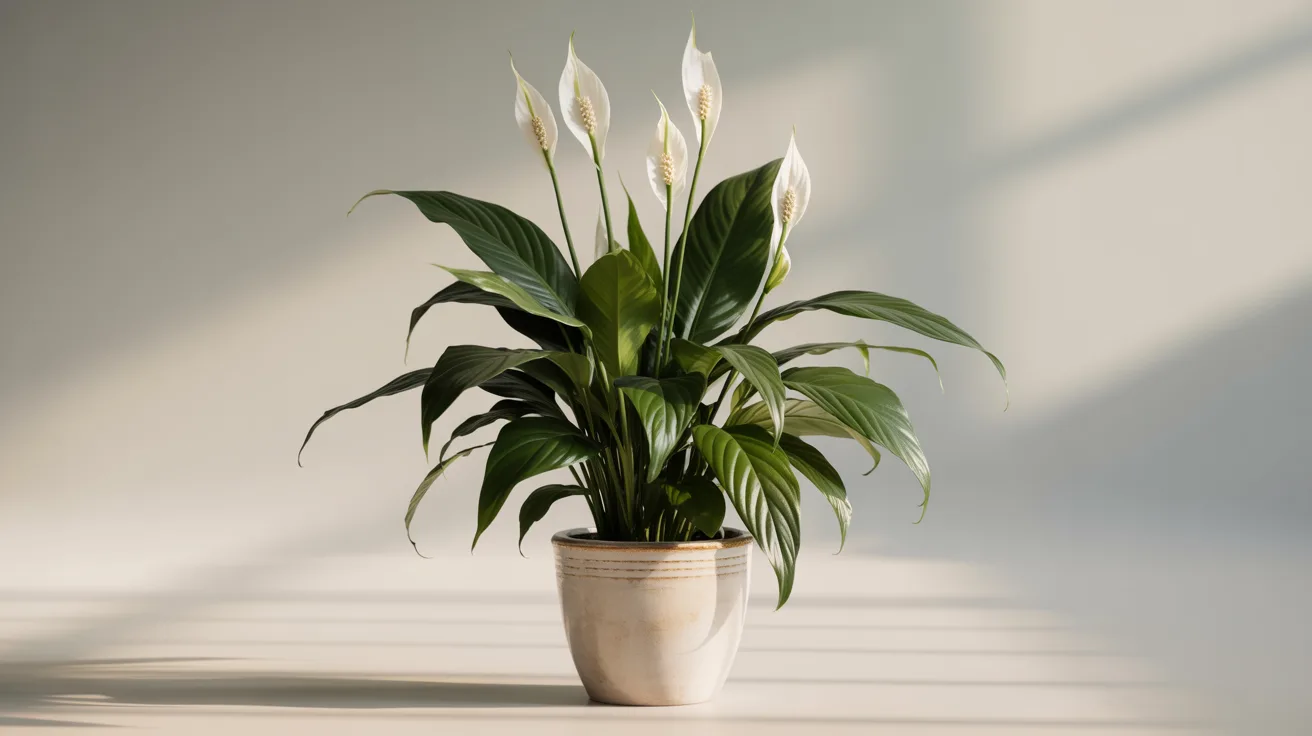 8. Traditional Peace Lily Plant