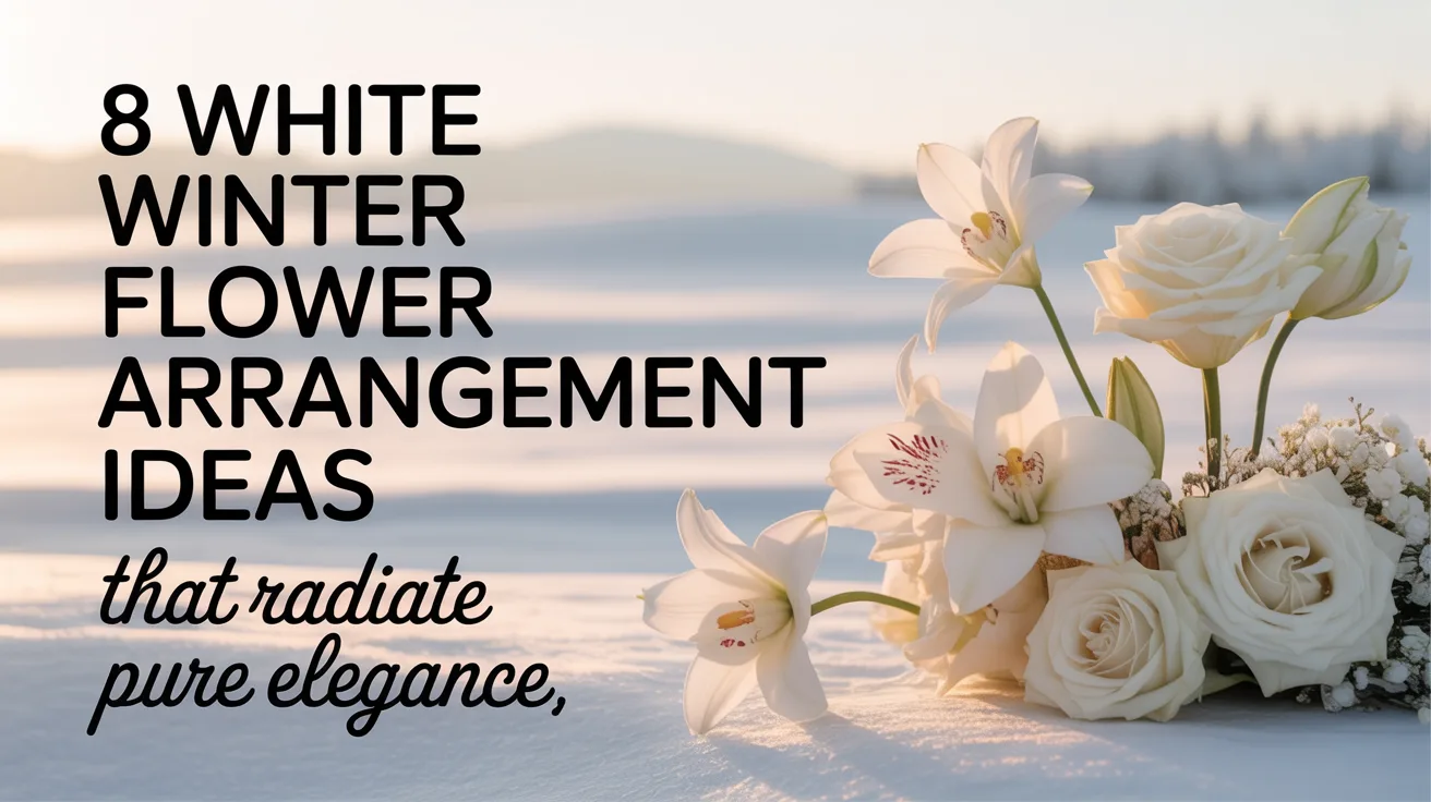 8 White Winter Flower Arrangement Ideas That Radiate Pure Elegance hero image