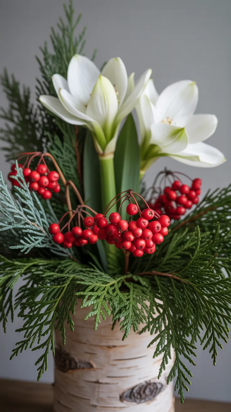 Berry-Inspired Winter Display illustrative image