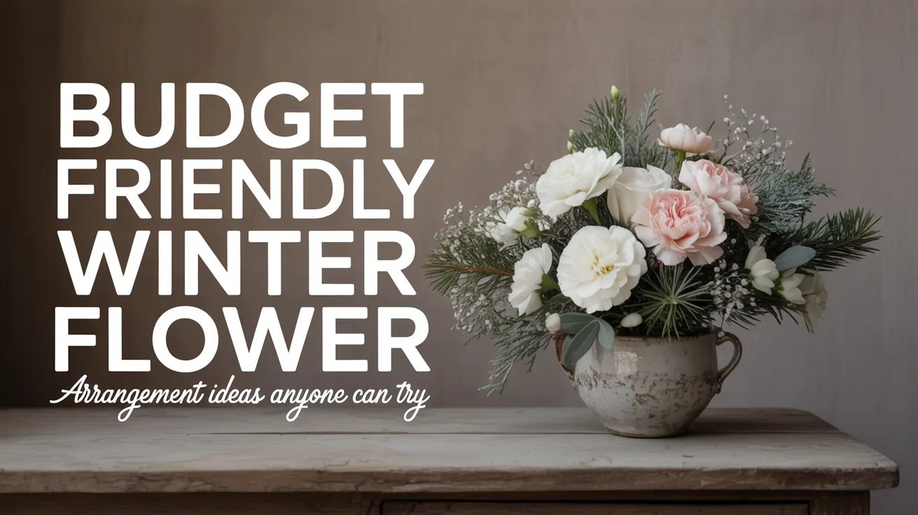 Budget Friendly Winter Flower Arrangement Ideas Anyone Can Try hero image