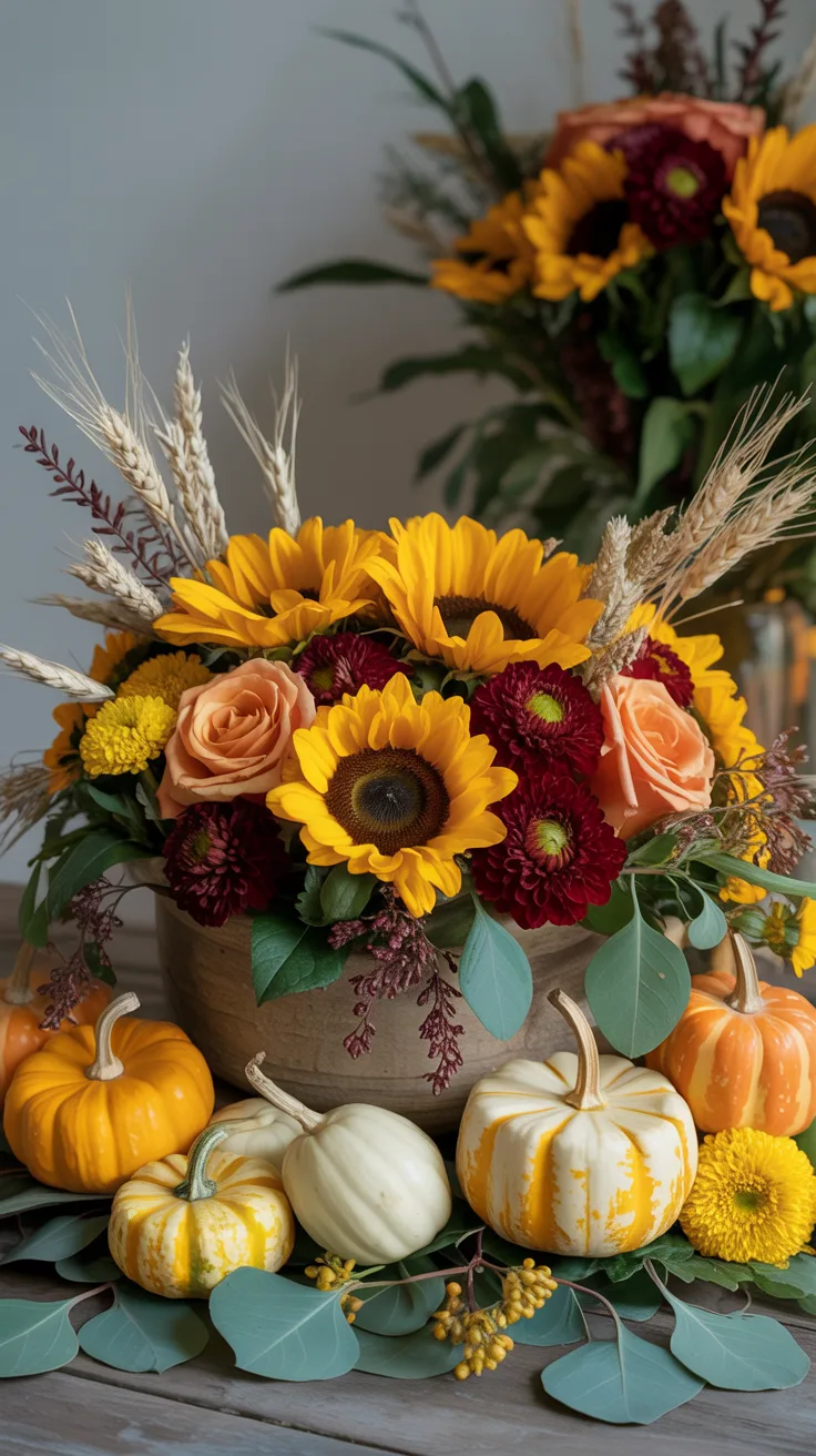 Classic Autumn Harvest Arrangement illustrative image