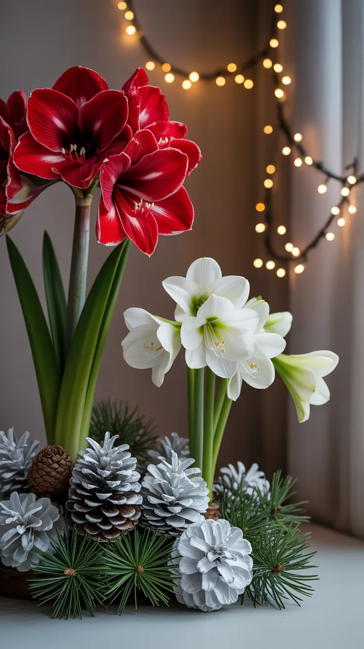 Color Combinations for Winter Arrangements illustrative image