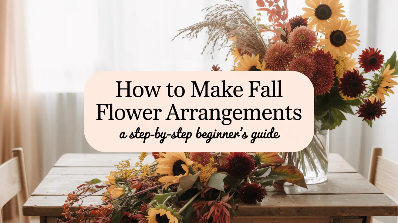 How to Make Fall Flower Arrangements: A Step-by-Step Beginner’s Guide – hero image