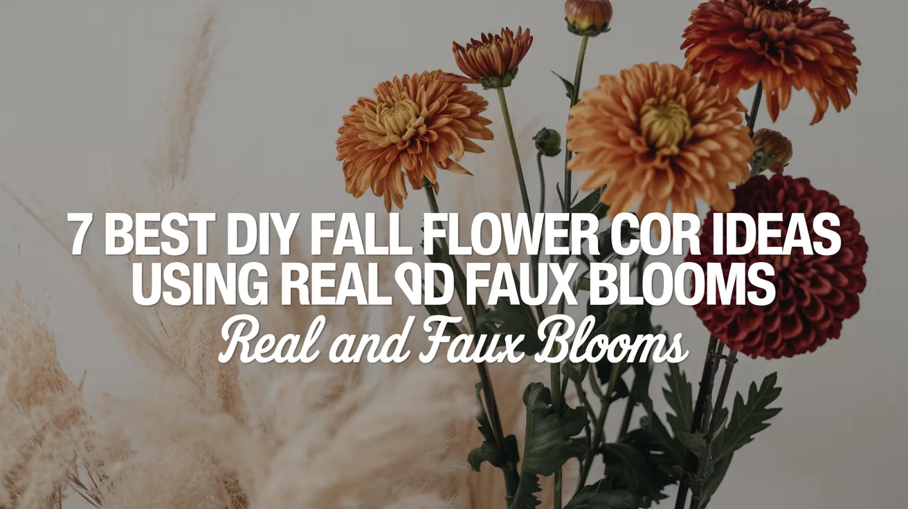 7 Best DIY Fall Flower Decor Ideas Using Real and Faux Blooms – hero image