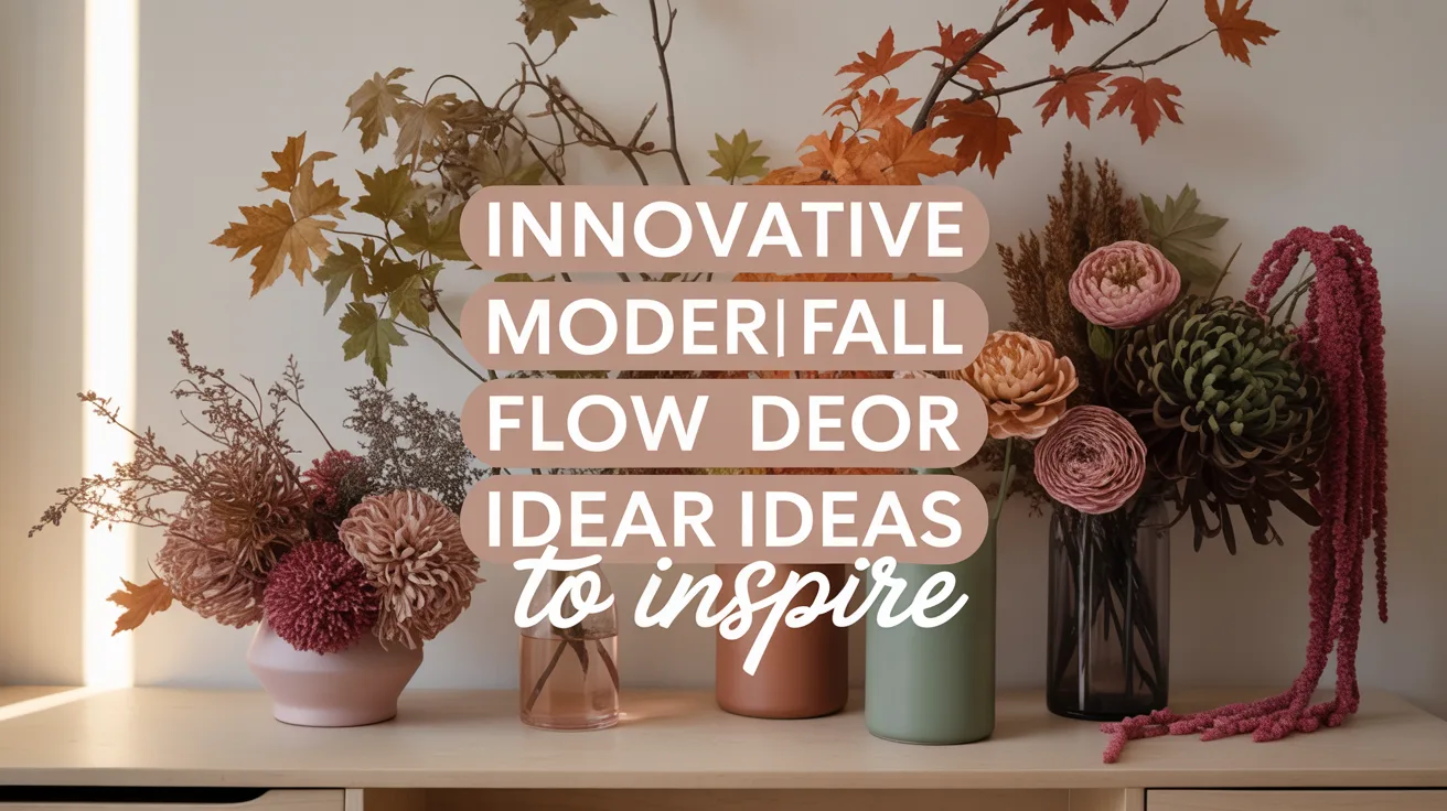 Innovative Modern Fall Flower Decor Ideas to Inspire – hero image