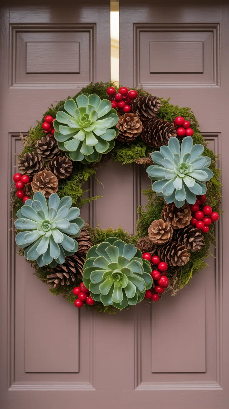 Creating Festive Wreaths with Flowers illustrative image