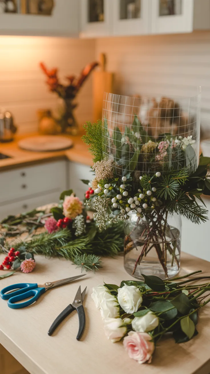 DIY Winter Flower Arrangement Tips