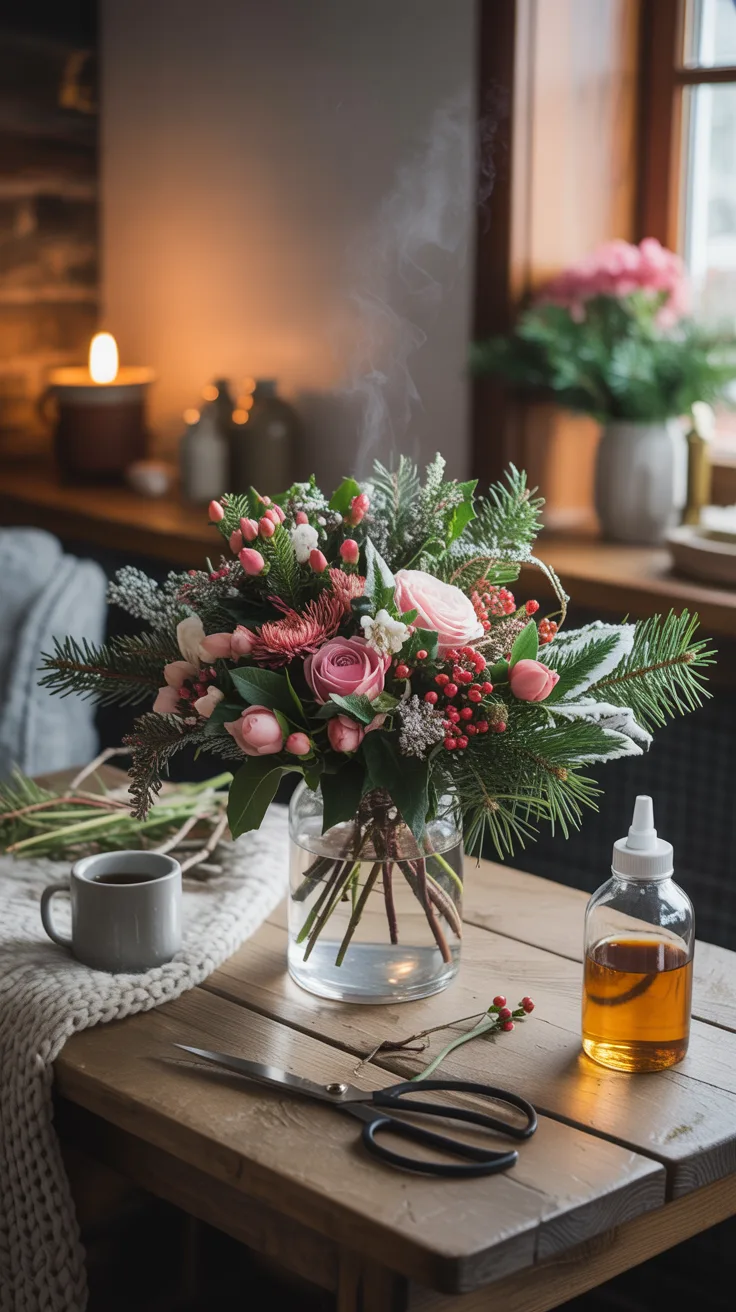Maintaining Your Winter Flower Arrangements