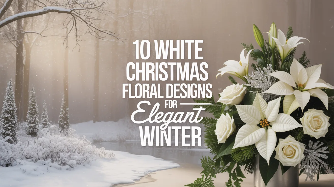 10 White Christmas Floral Designs for Elegant Winter Style hero image