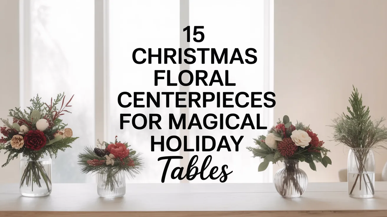 15 Christmas Floral Centerpieces for Magical Holiday Tables hero image