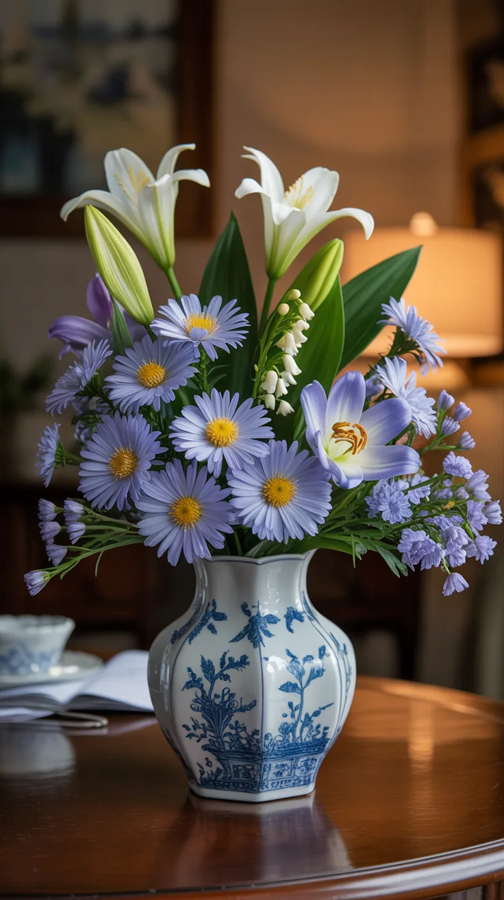 5. 20th Anniversary: China-Inspired Porcelain Flowers