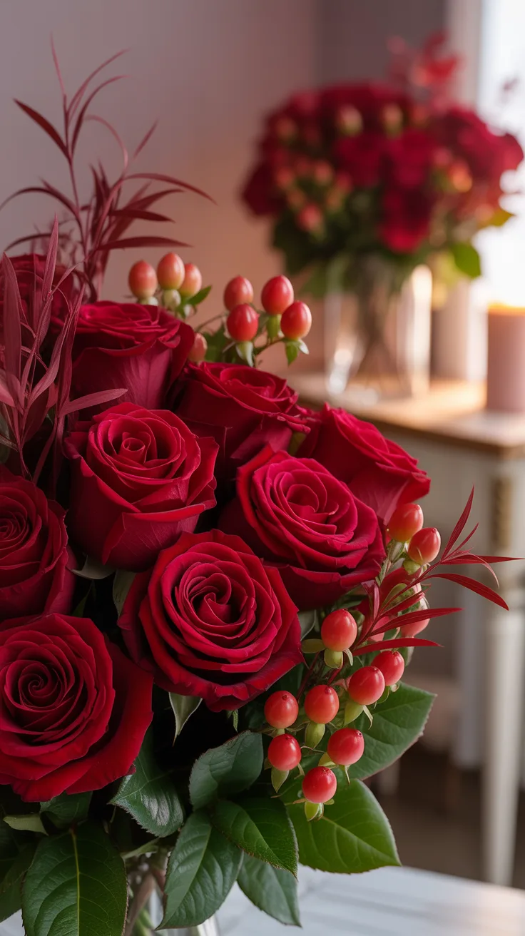 8. 40th Anniversary: Ruby Red Rose Extravaganza