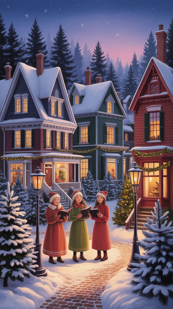 Choosing a Theme for Your Christmas Village illustrative image