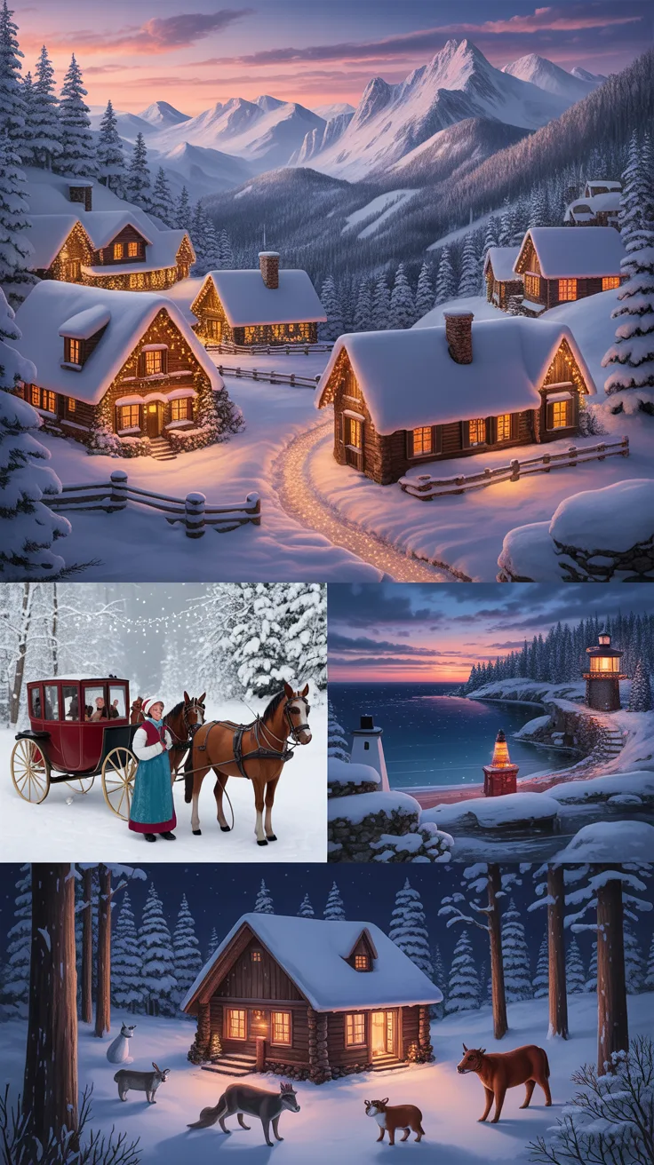 Choosing the Perfect Christmas Village Theme illustrative image