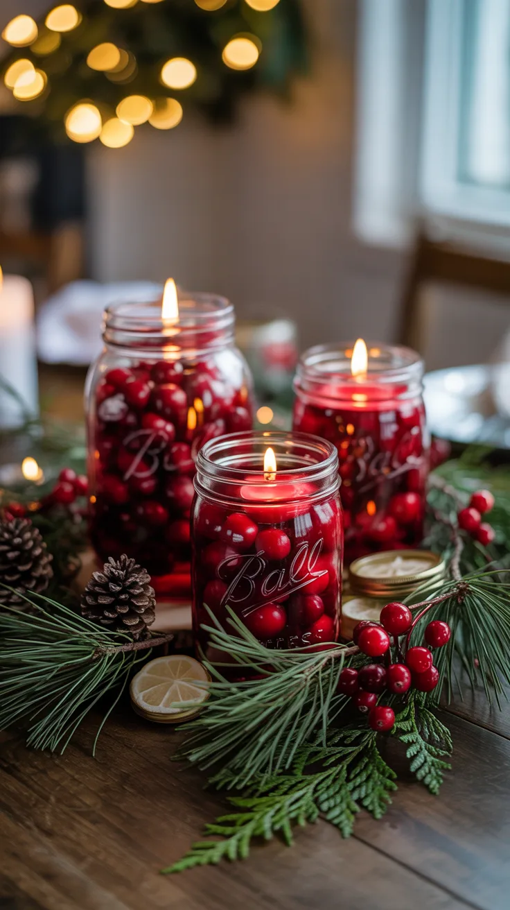 DIY Christmas Table Centerpieces illustrative image