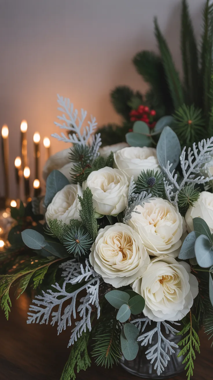 Snowy Rose Bouquets illustrative image