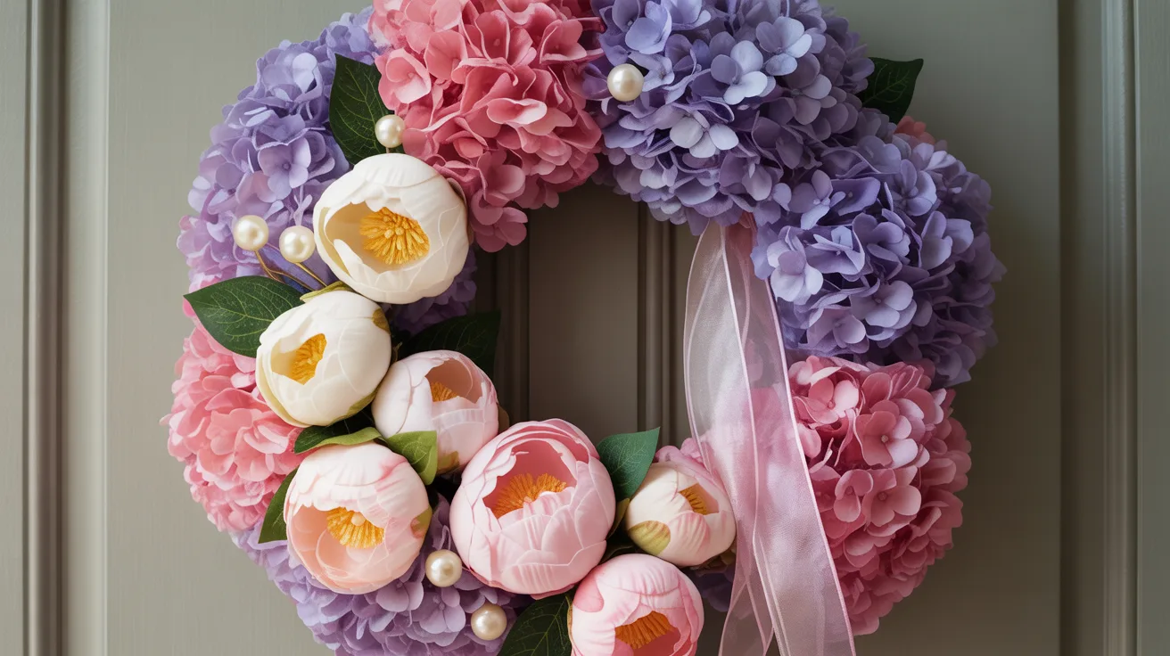 3. Elegant Hydrangea & Peony Design