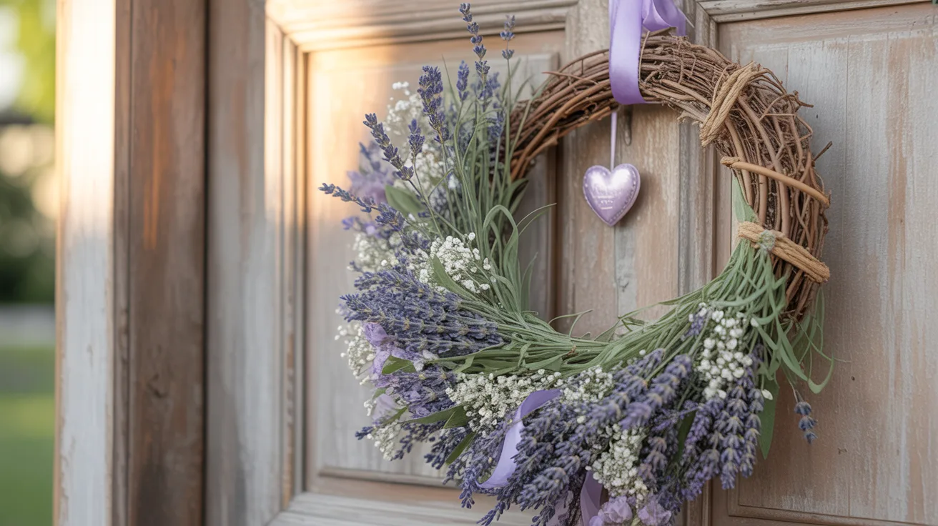4. Rustic Lavender & Baby’s Breath