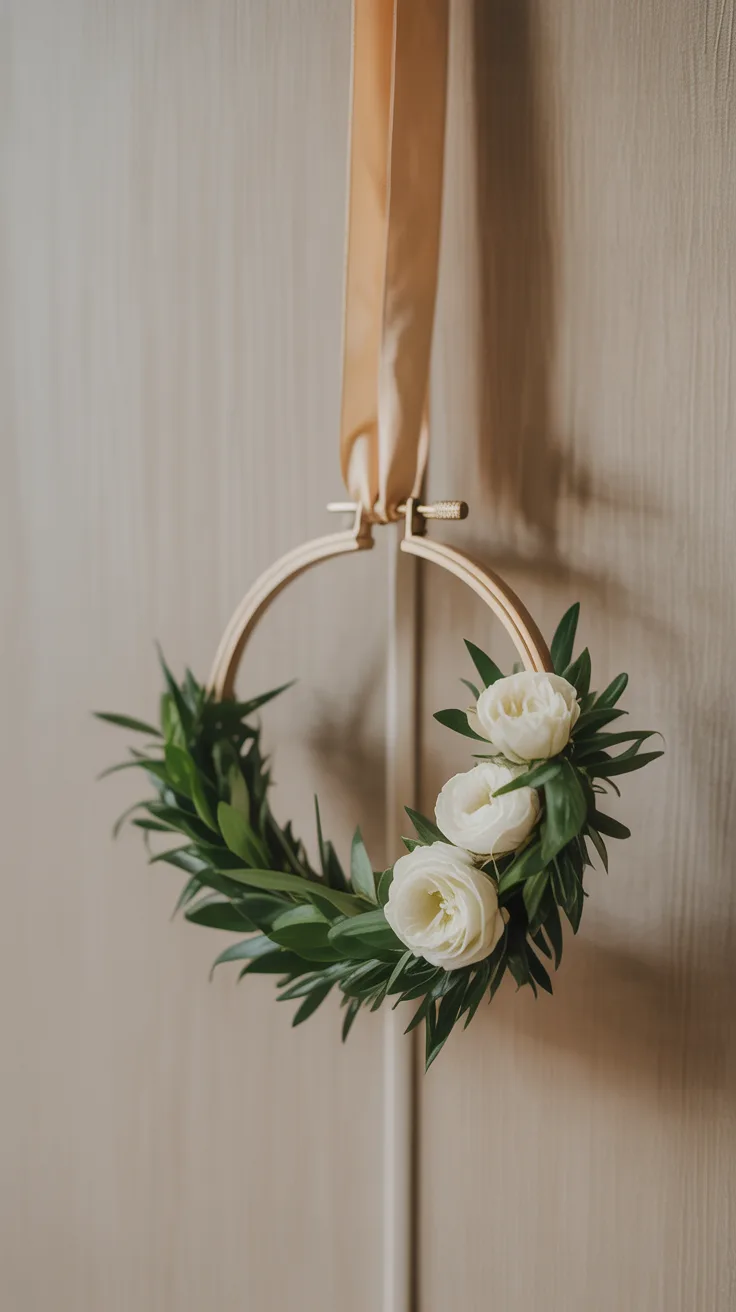 11. Hanging Mini Hoop Arrangement