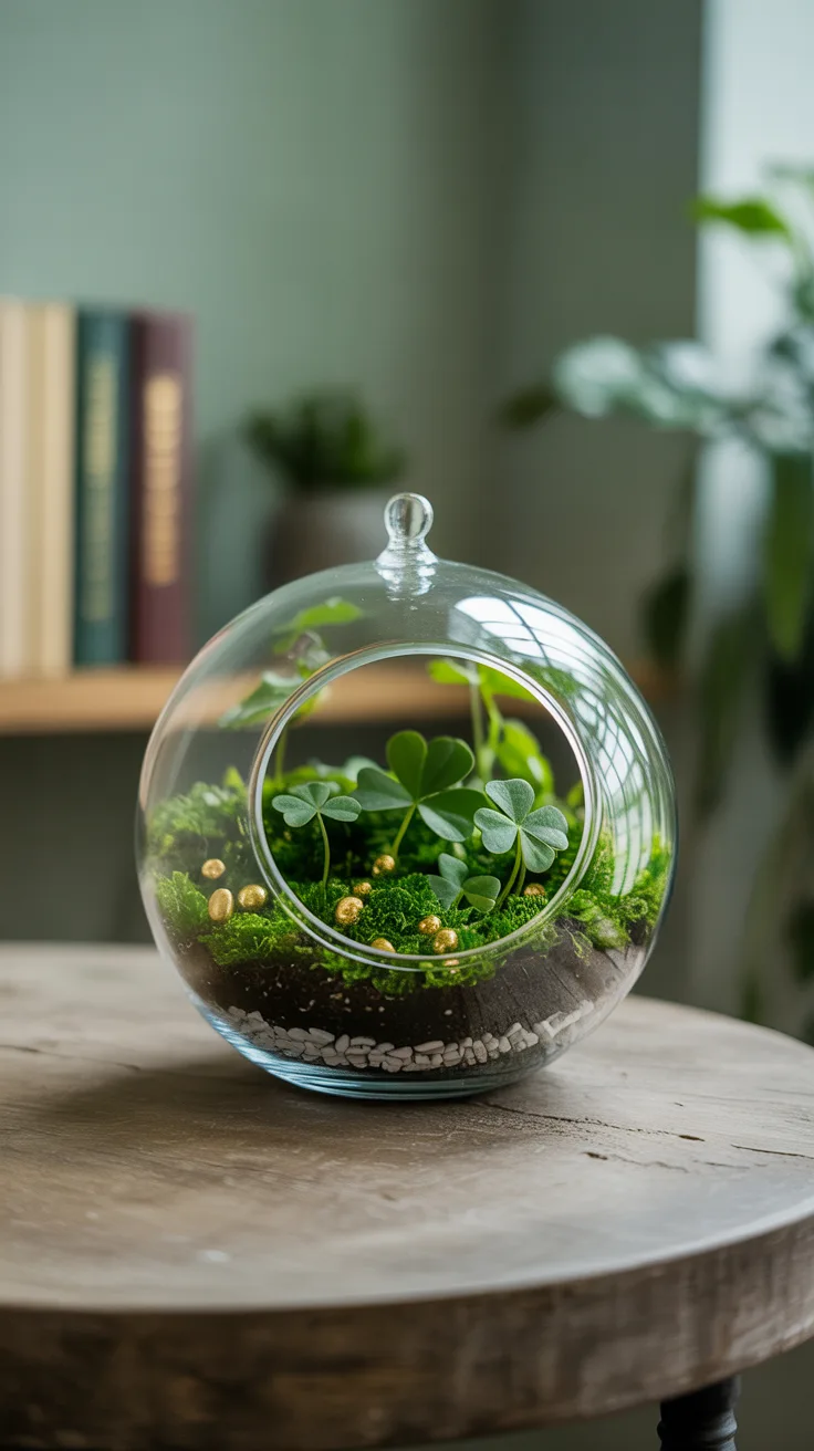 12. Mini Tabletop Terrarium