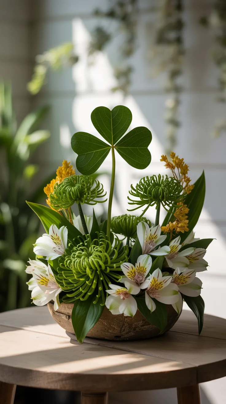 3. Luck of the Irish Shamrock Display