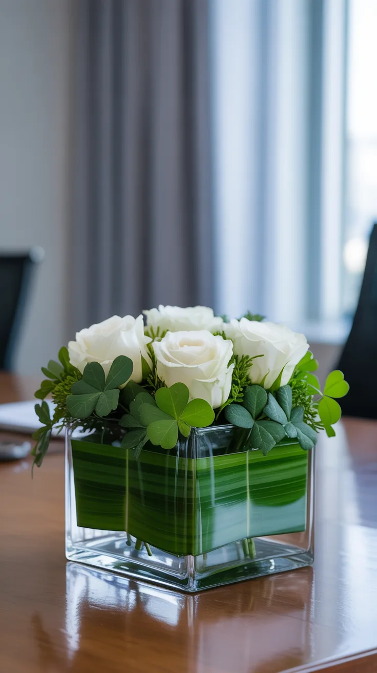 8. Clover & White Rose Cube