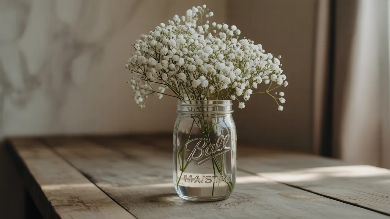 16. Baby’s Breath Cloud Jar