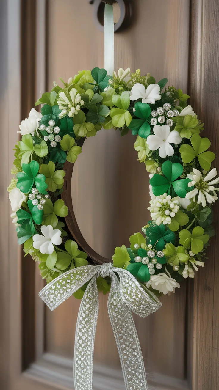 7. Lucky Horseshoe Floral Display