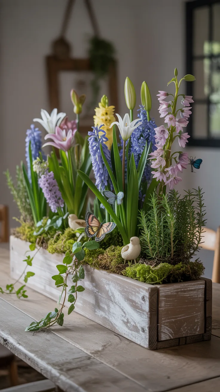8. Weathered Wood Planter Boxes