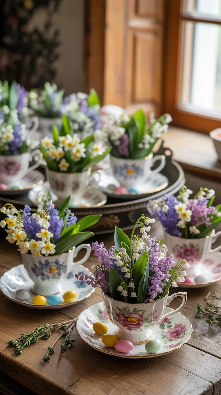 9. Antique Teacup Posies