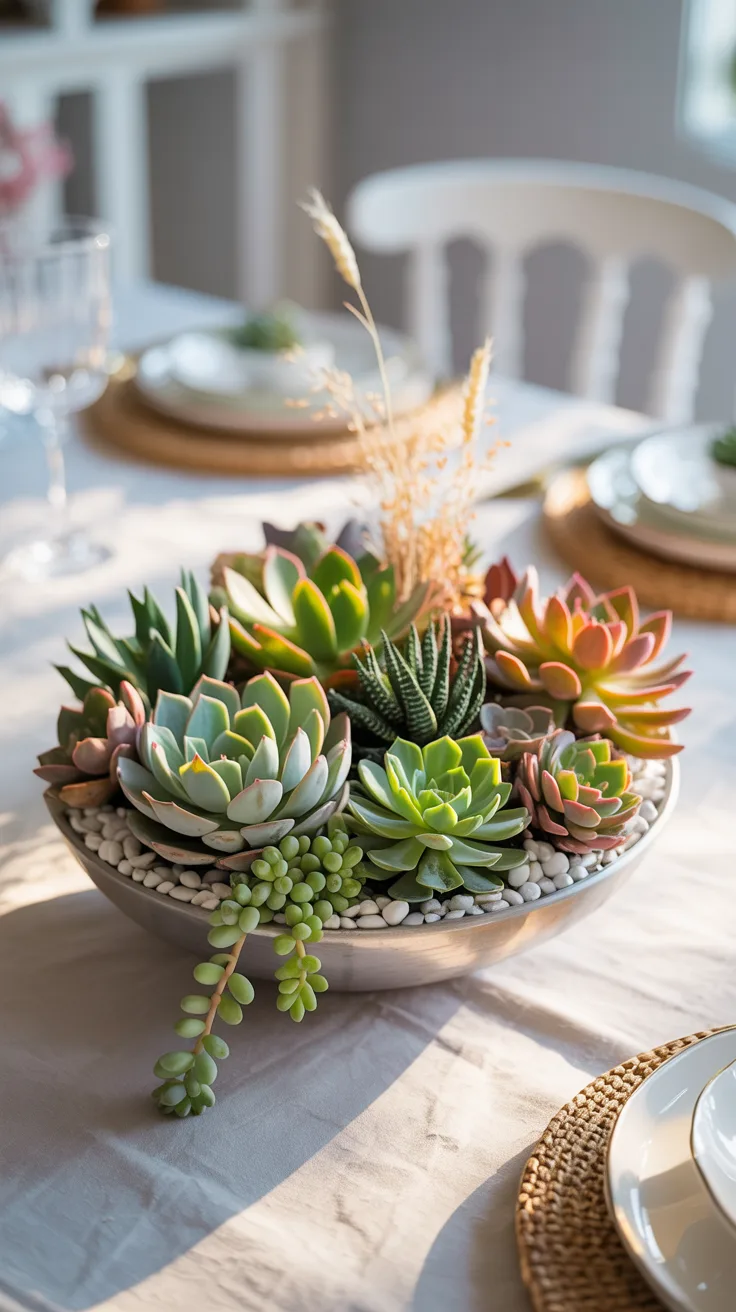 Seasonal Succulent Bowl