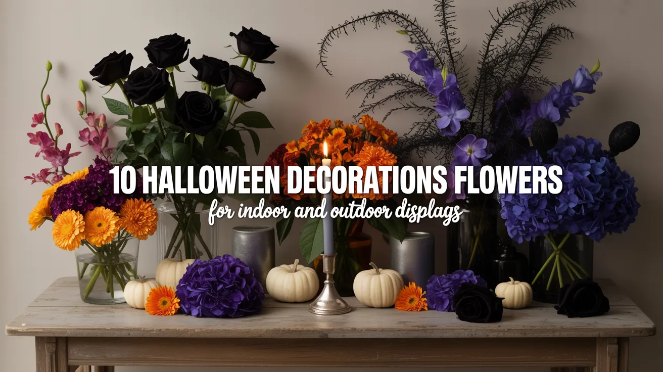10 Halloween Decorations Flowers for Indoor and Outdoor Displays hero image