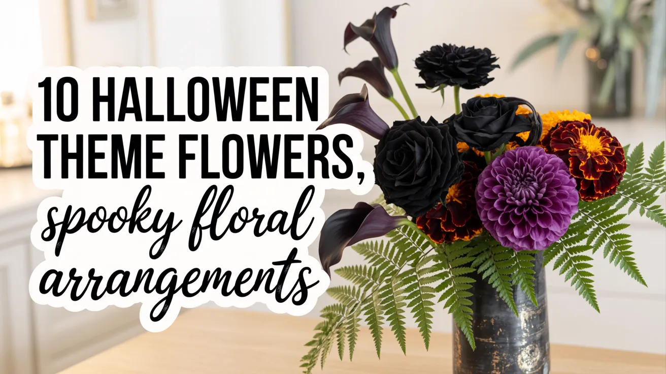 10 Halloween Theme Flowers for Spooky Floral Arrangements hero image