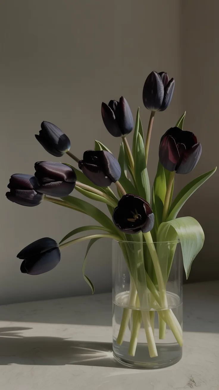 3. Black Tulips