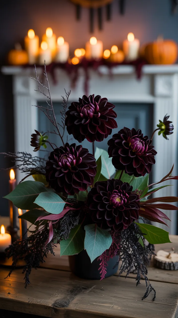 4. Black Dahlias