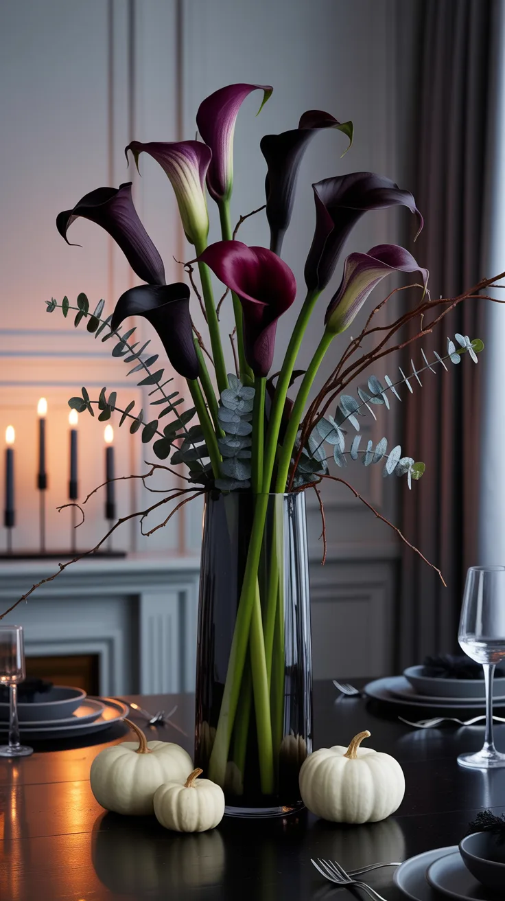 4. Dark Calla Lilies
