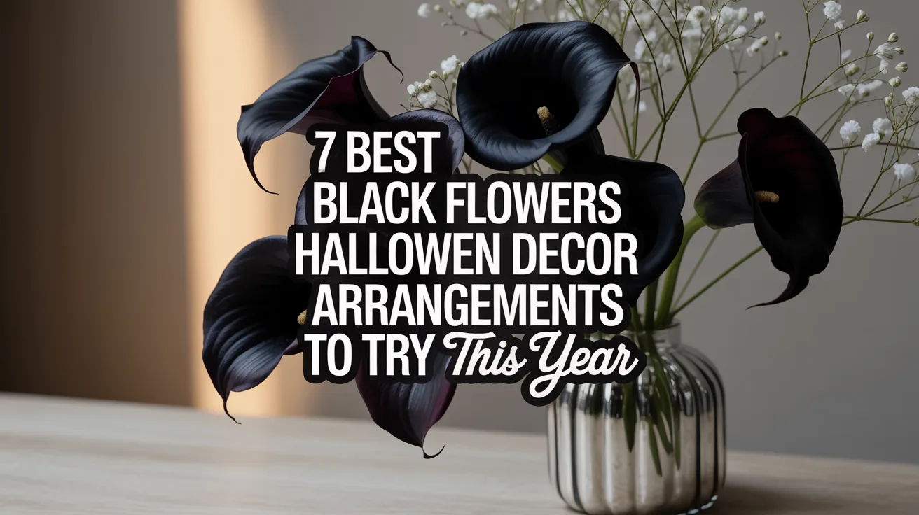 7 Best Black Flowers for Halloween Decor Arrangements to Try This Year